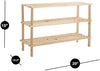 3-Tier Stackable Wooden Shoe Rack - Smart Design® 3