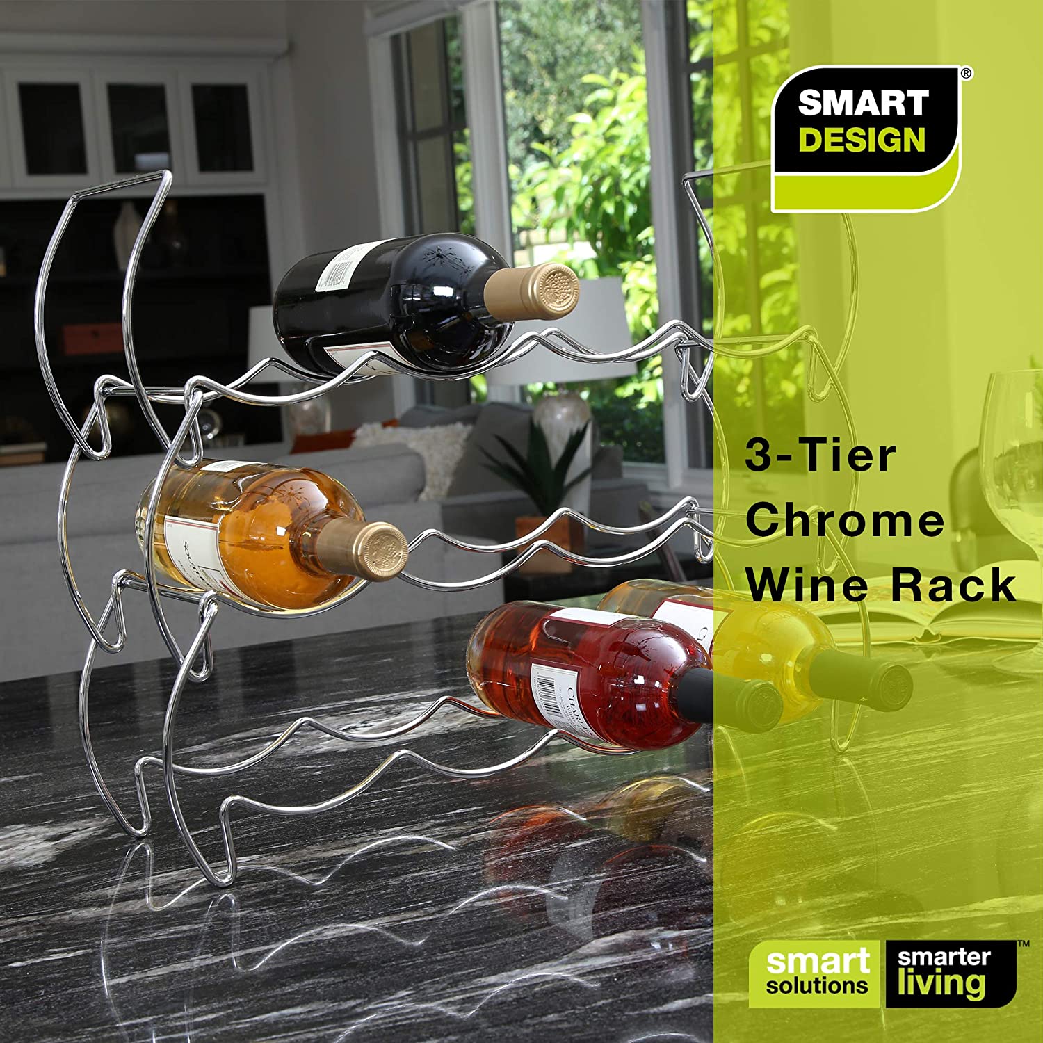 3-Tier Wine Rack - Smart Design® 7