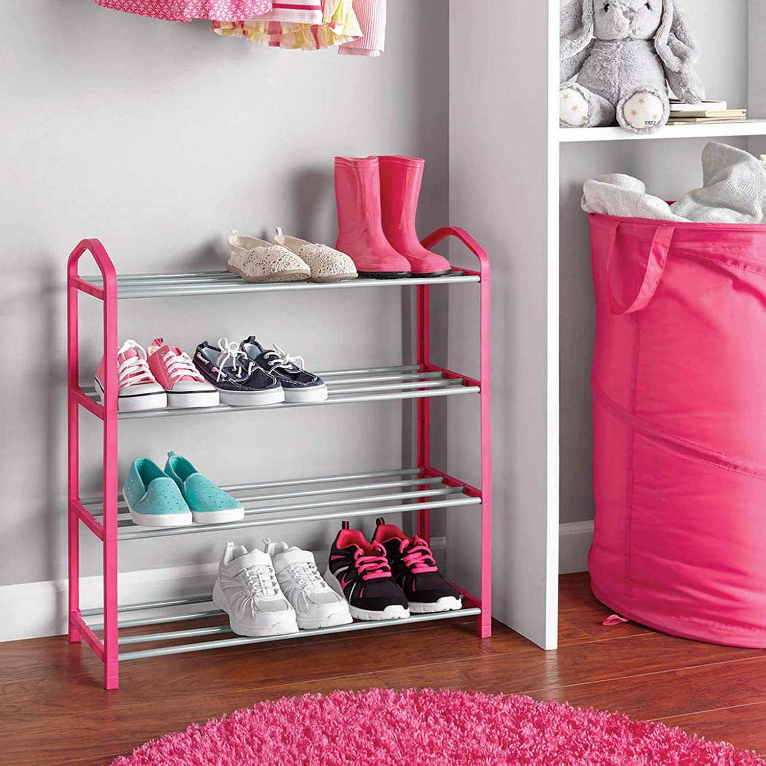 4-Tier Steel Shoe Rack - Smart Design® 9