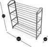 4-Tier Steel Shoe Rack - Smart Design® 3