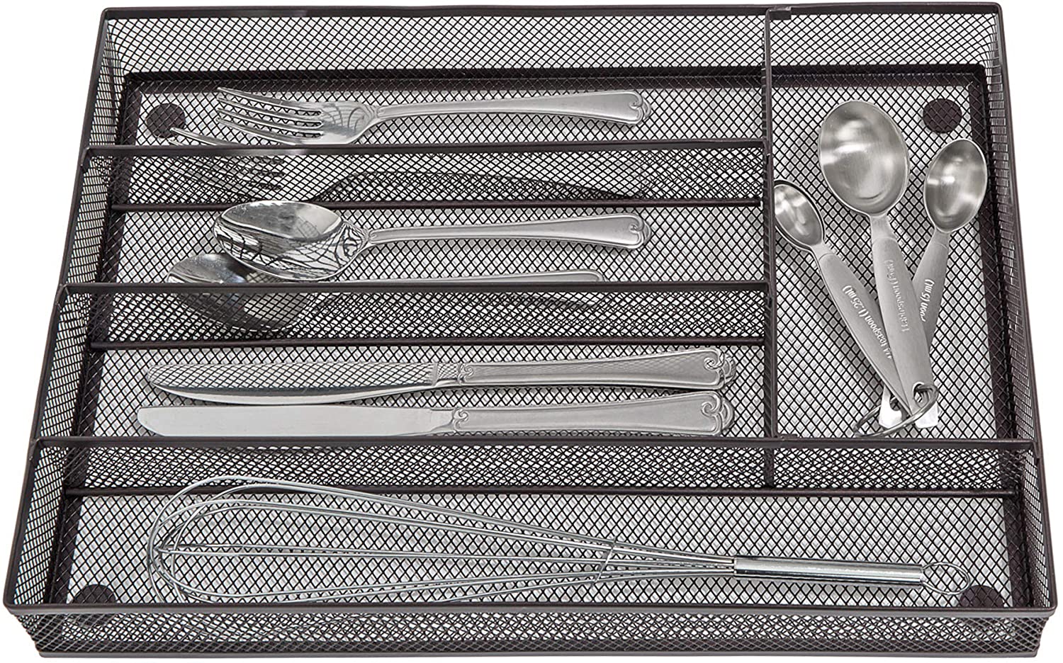 5-Compartment Mesh Drawer Organizer - Smart Design® 7