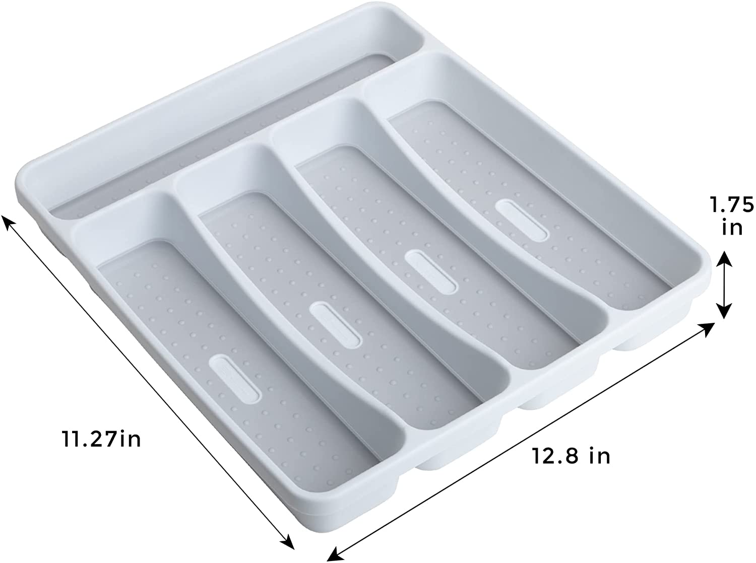 5-Compartment Plastic Drawer and Cabinet Organizer - Smart Design® 3