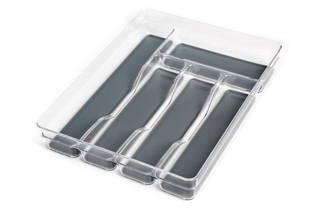5-Compartment Plastic Drawer Organizer - Smart Design® 8