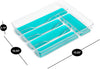 5-Compartment Plastic Drawer Organizer - Smart Design® 3