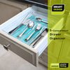 5-Compartment Plastic Drawer Organizer - Smart Design® 7