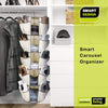 5-Tier Hanging Carousel Organizer with 40 Pockets and 360 Degree Swivel - Smart Design® 7