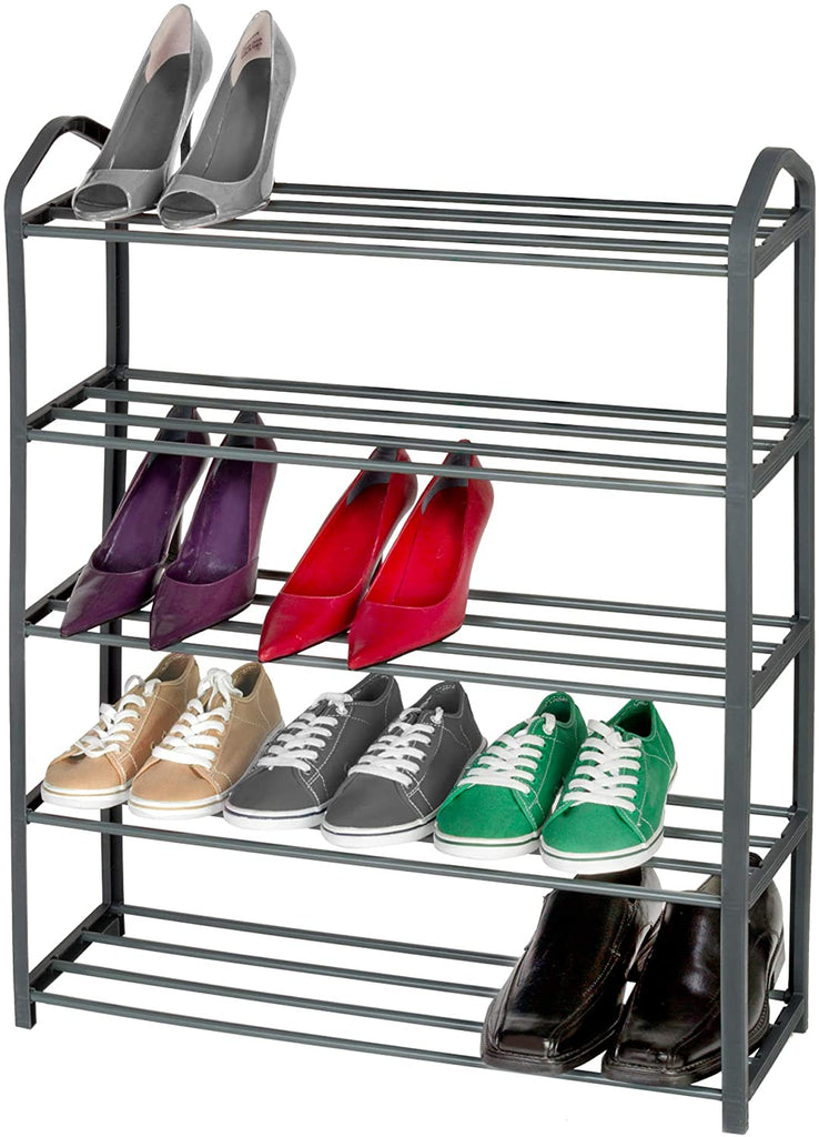 Great Choice Products Long 3 Tier Shoe Rack For Entryway, Closet