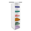6-Shelf Hanging Closet Organizer with Velcro Hook and Loop - Smart Design® 22