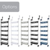 6-Tier Over-The-Door Metal and Plastic Pantry Organizer with 6 Full Baskets - Smart Design® 6