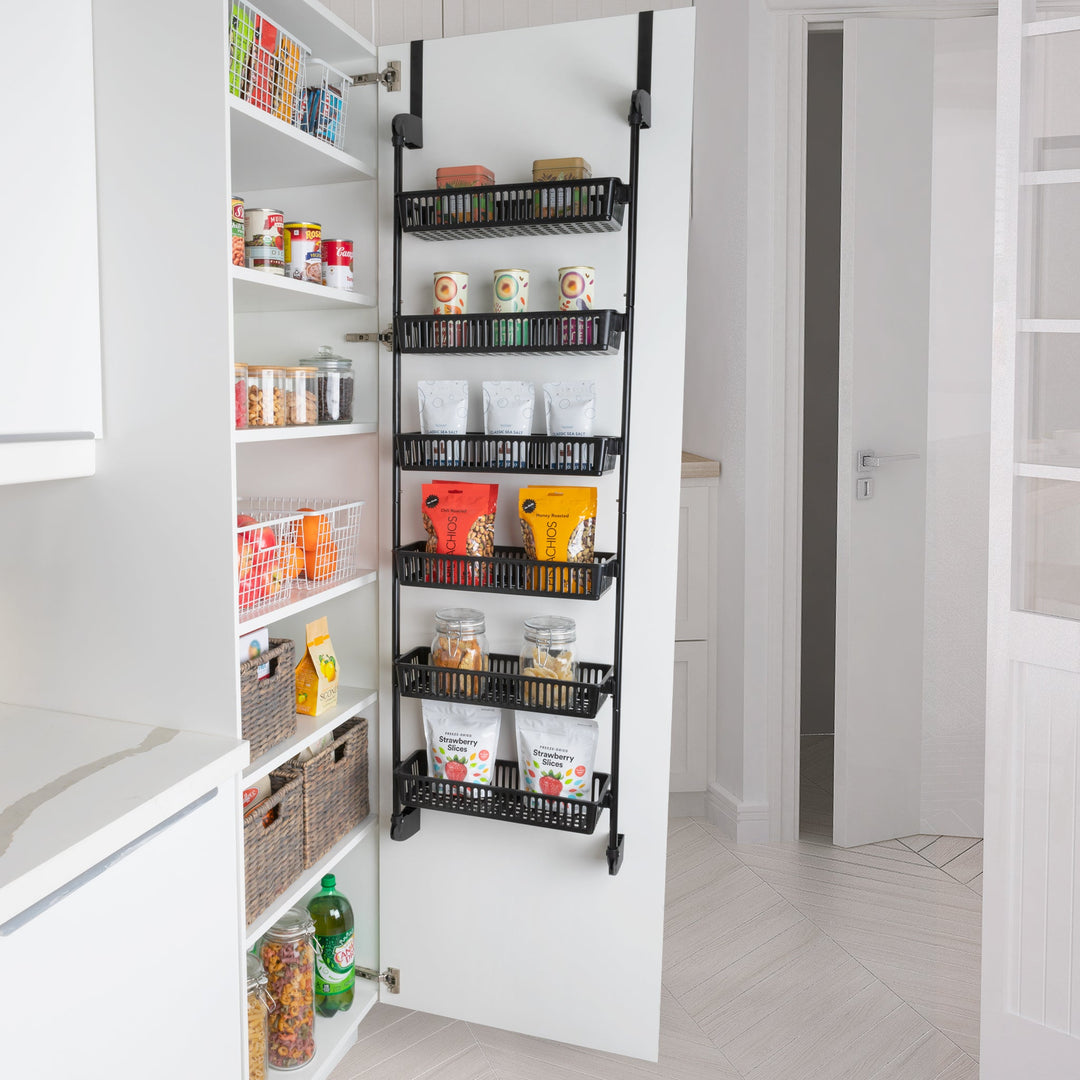 Kitchen Pantry Door Racks Heesky Pantry Door Organizer, Over The Door