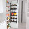 6-Tier Over-The-Door Metal and Plastic Pantry Organizer with 6 Full Baskets - Smart Design® 19