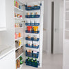 6-Tier Over-The-Door Metal and Plastic Pantry Organizer with 6 Full Baskets - Smart Design® 18