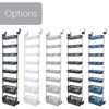 6-Tier Over-The-Door Metal and Plastic Pantry Organizer with 6 Full Baskets - Smart Design® 9
