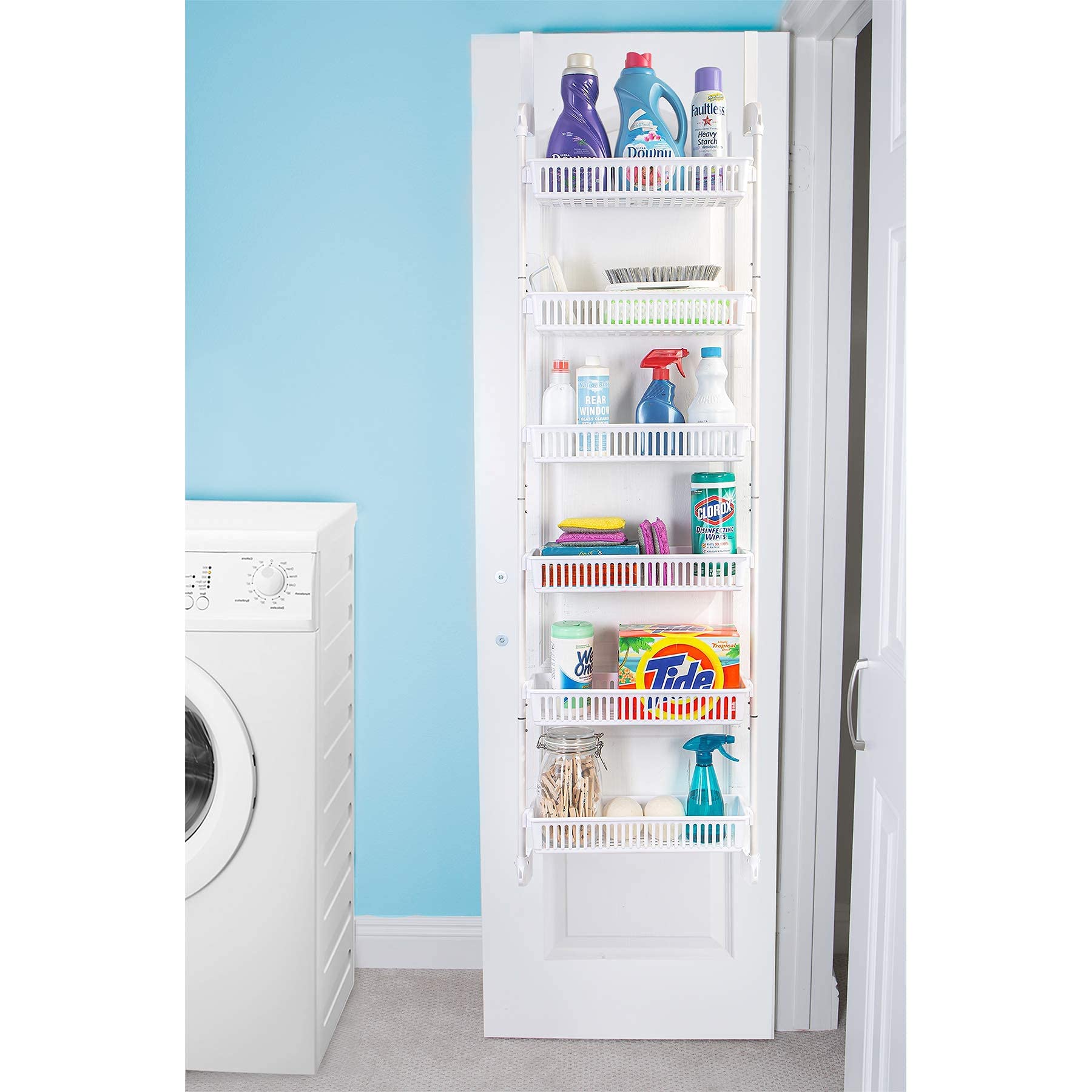 https://www.shopsmartdesign.com/cdn/shop/products/6-tier-over-the-door-metal-and-plastic-pantry-organizer-with-6-full-baskets-smart-design-kitchen-8005130-incrementing-number-499387.jpg?v=1679345607