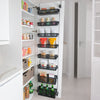 6-Tier Over-The-Door Metal and Plastic Pantry Organizer with 6 Full Baskets - Smart Design® 7