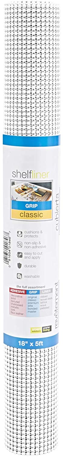 Classic Grip Shelf Liner - 12" x 10' - Smart Design® 25