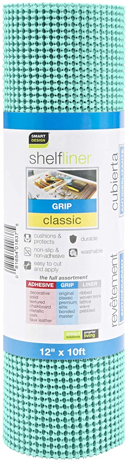Classic Grip Shelf Liner - 12" x 10' - Smart Design® 23