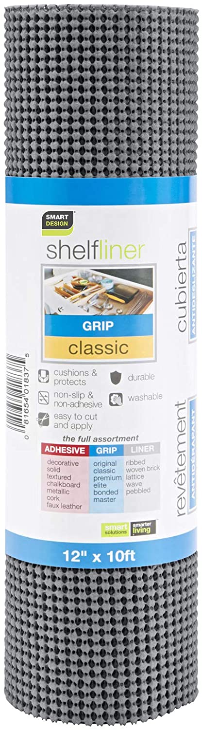 Classic Grip Shelf Liner - 12" x 10' - Smart Design® 6