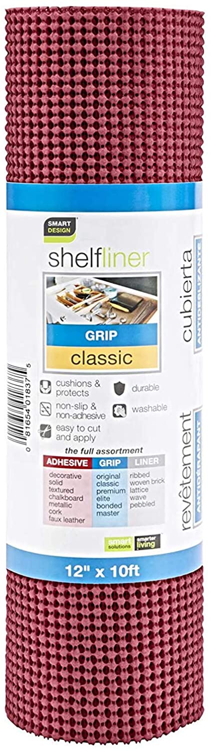 Classic Grip Shelf Liner - 12" x 10' - Smart Design® 39
