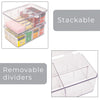 8-Compartment Tea Bag Organizer - Clear - Smart Design® 4