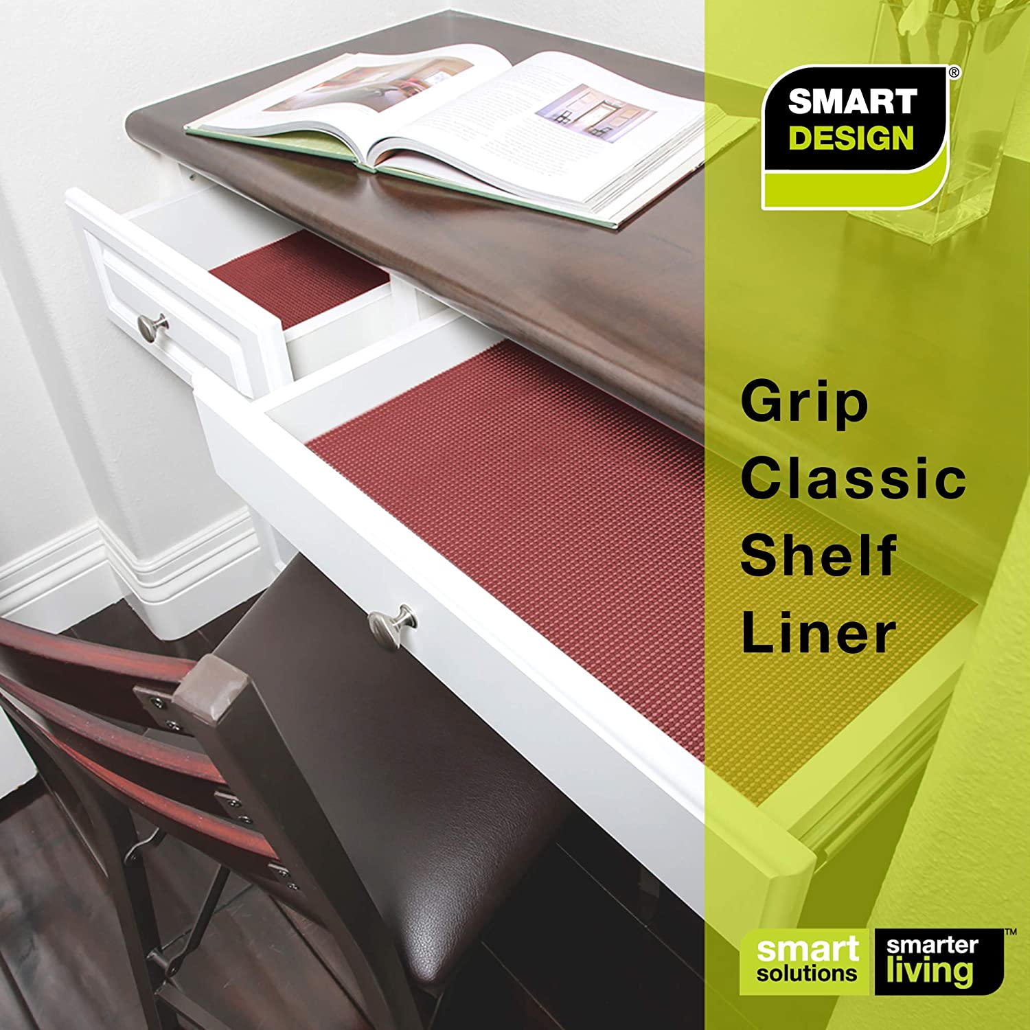 Classic Grip Shelf Liner - 12" x 10' - Smart Design® 62
