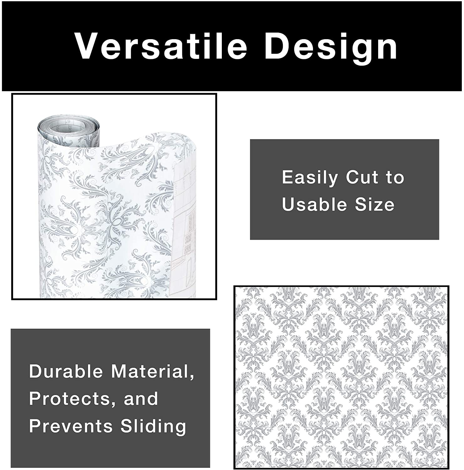 Adhesive Shelf Liner - 18 Inch x 20 Feet - Smart Design® 47