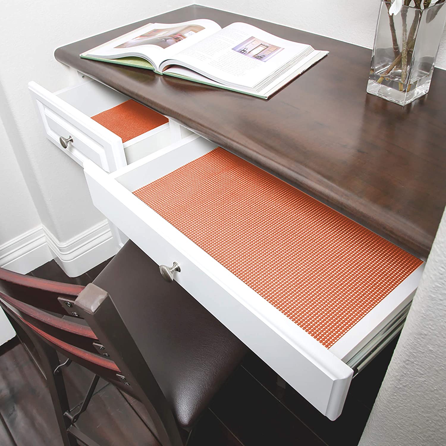 Bonded Grip Shelf Liner - 12 Inch x 10 Feet - Non-Adhesive - Smart Design® 67