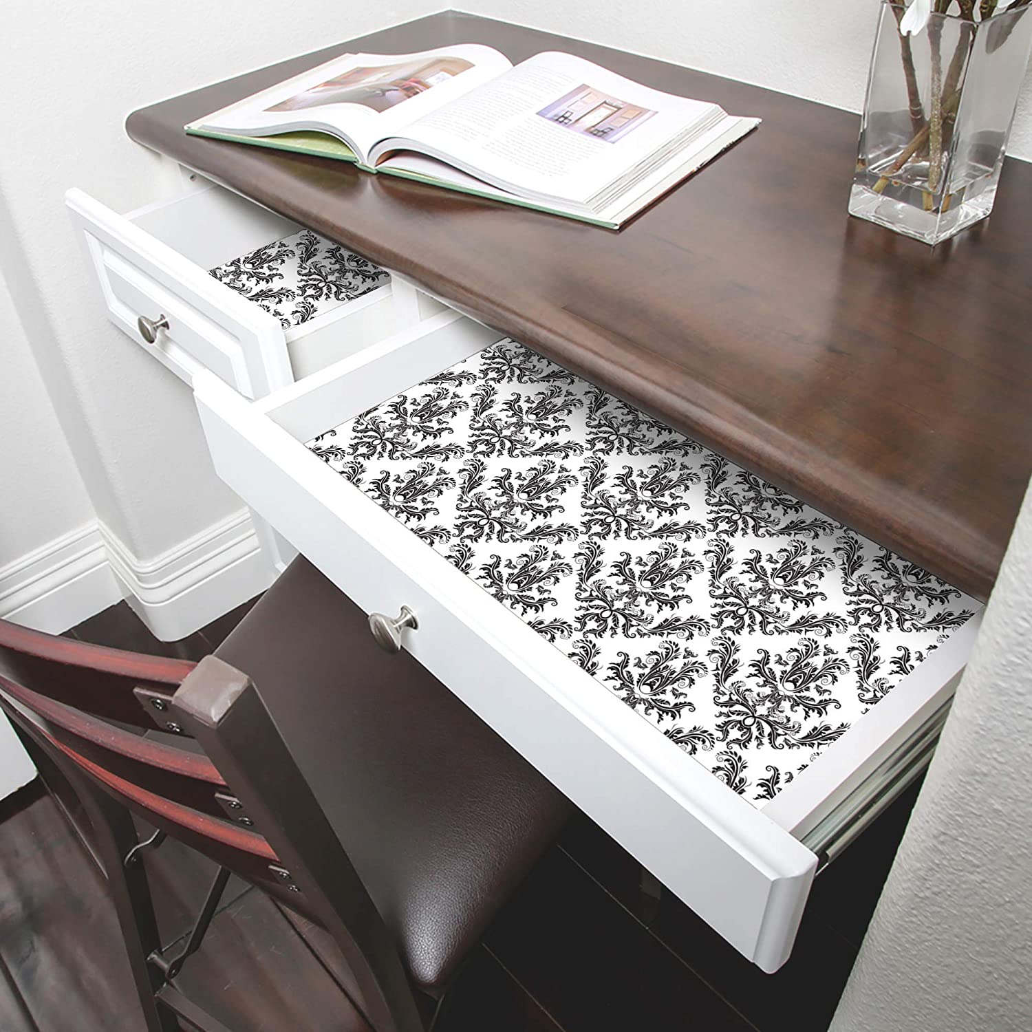 Adhesive Shelf Liner - 18 Inch x 20 Feet - Smart Design® 12