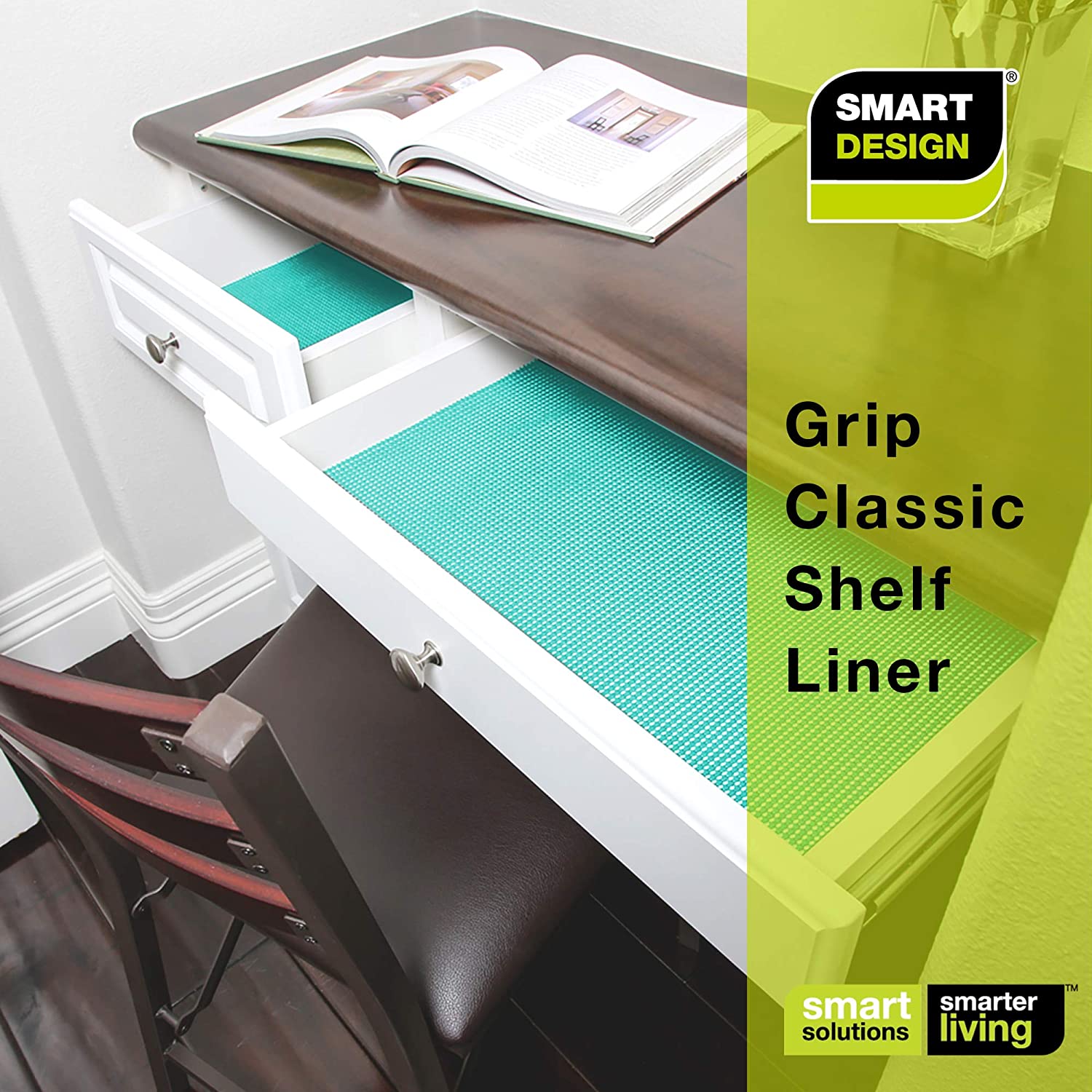 Classic Grip Shelf Liner - 12" x 10' - Smart Design® 31