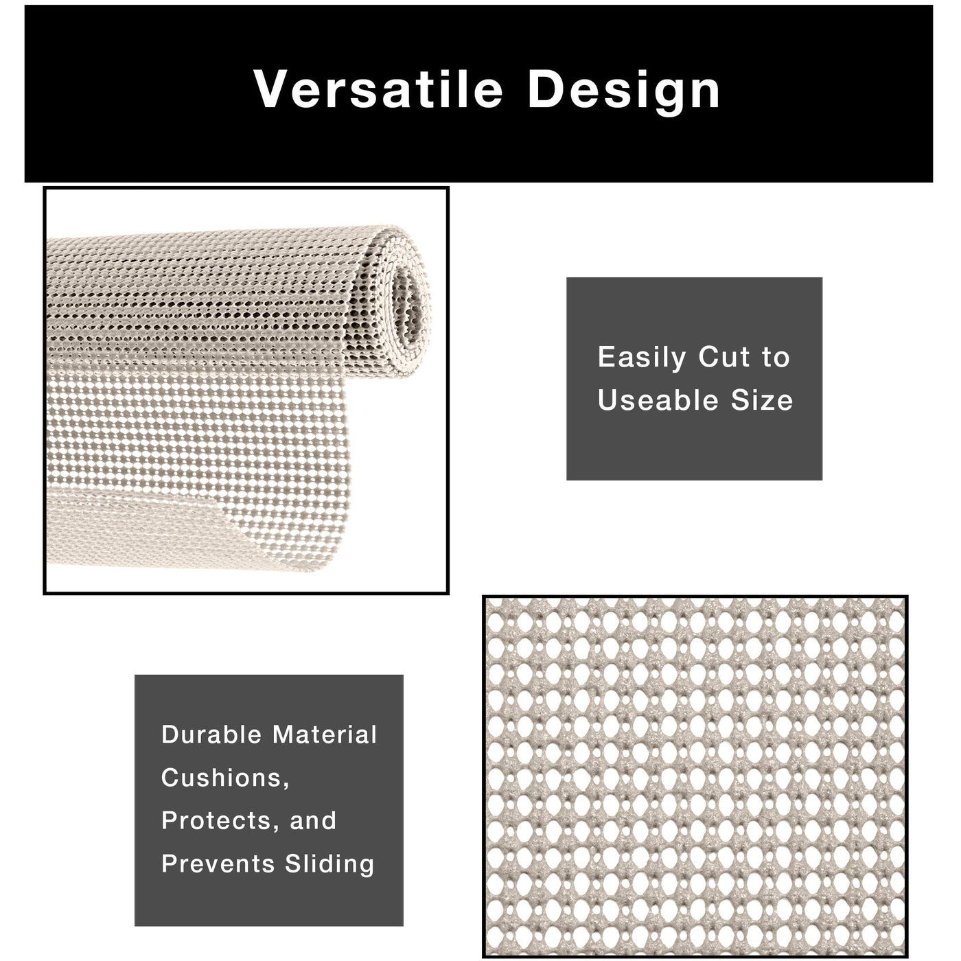 Classic Grip Shelf Liner - 12" x 10' - Smart Design® 20