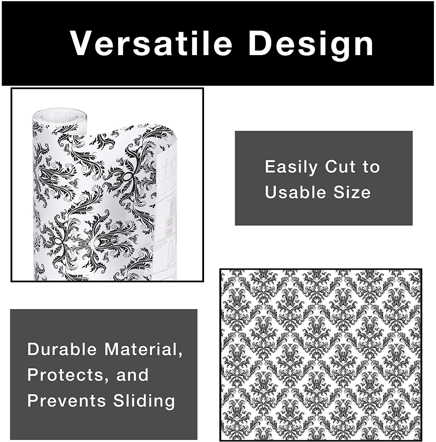 Adhesive Shelf Liner - 18 Inch x 20 Feet - Smart Design® 81