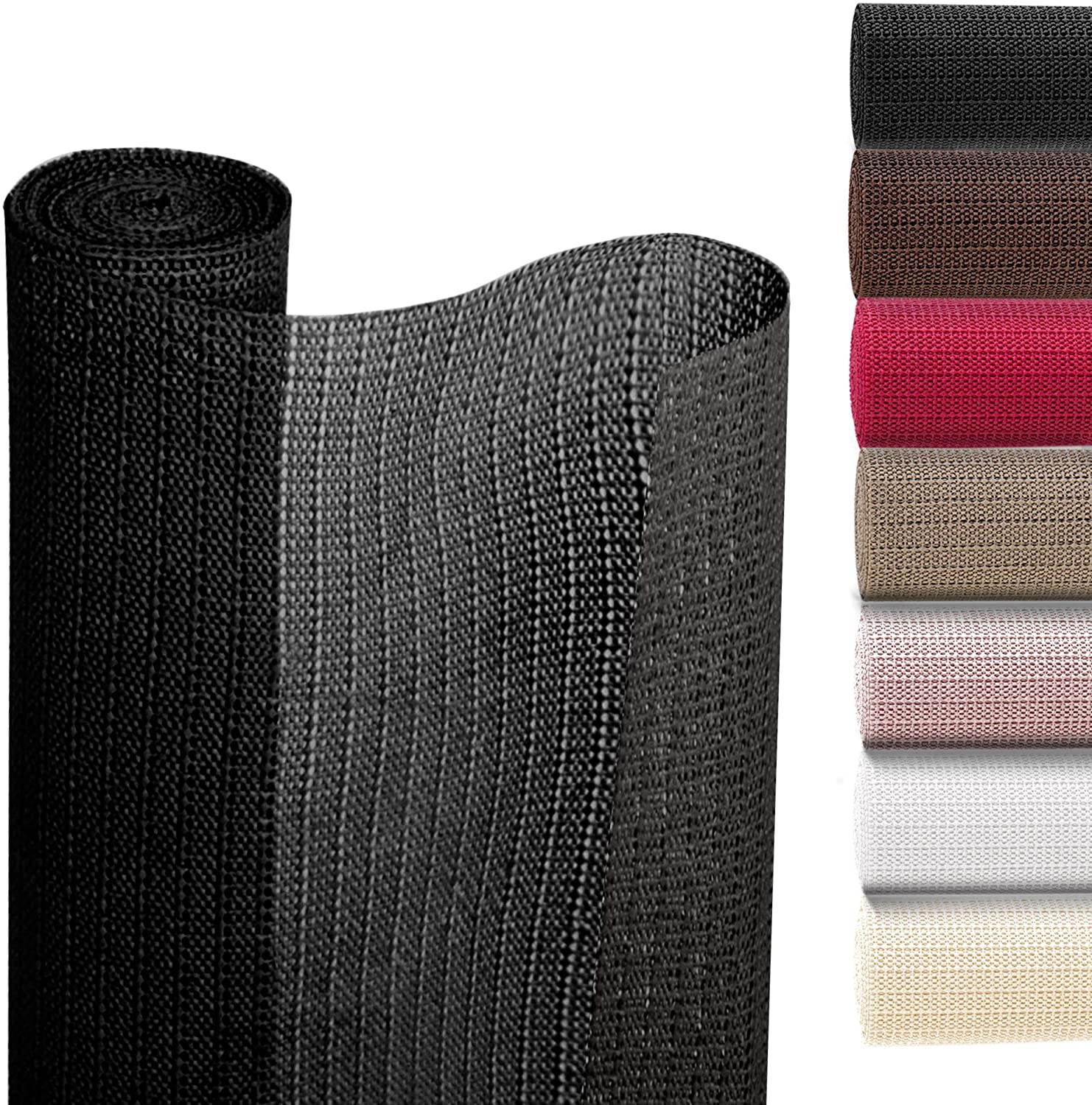 Bonded Grip Shelf Liner - 12 Inch x 10 Feet - Non-Adhesive - Smart Design® 102