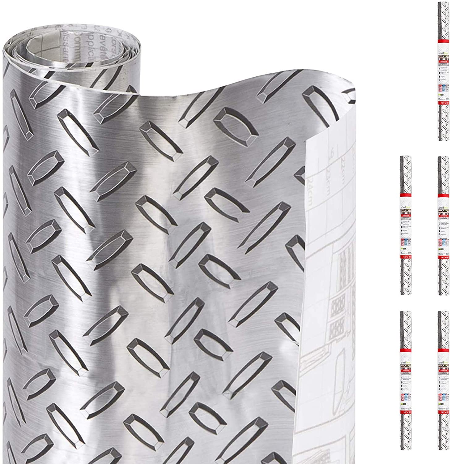 Adhesive Metallic Shelf Liner - Smart Design® 15