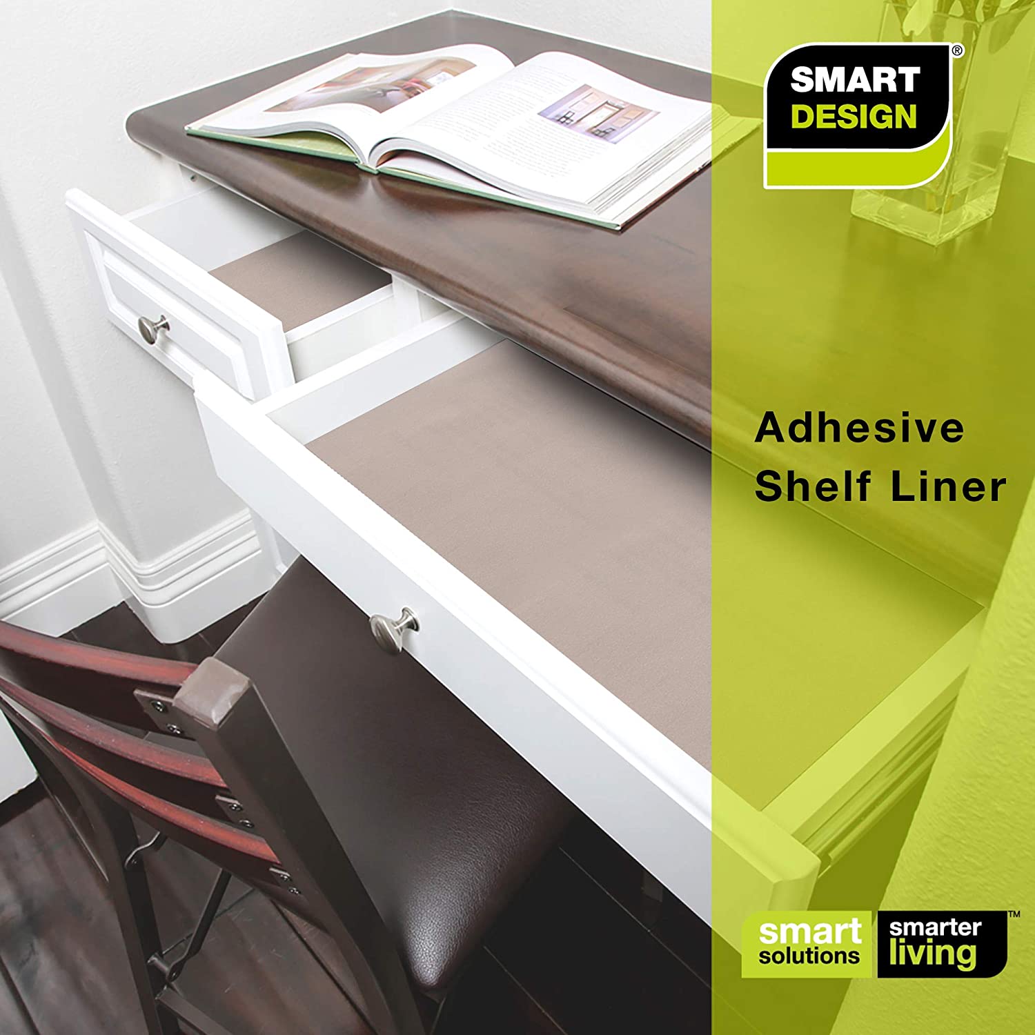 Adhesive Shelf Liner - 18 Inch x 120 Feet - Smart Design® 32