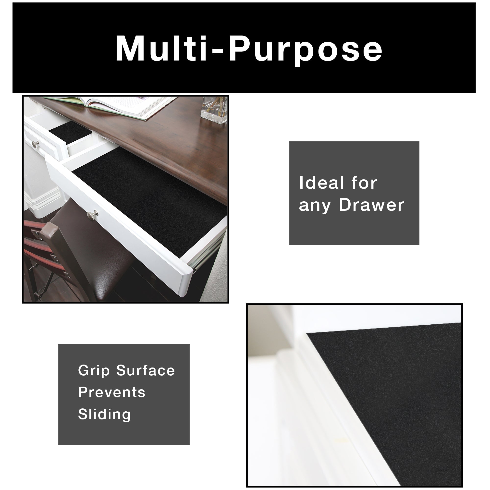 Adhesive Shelf Liner - Chalkboard - Smart Design® 6