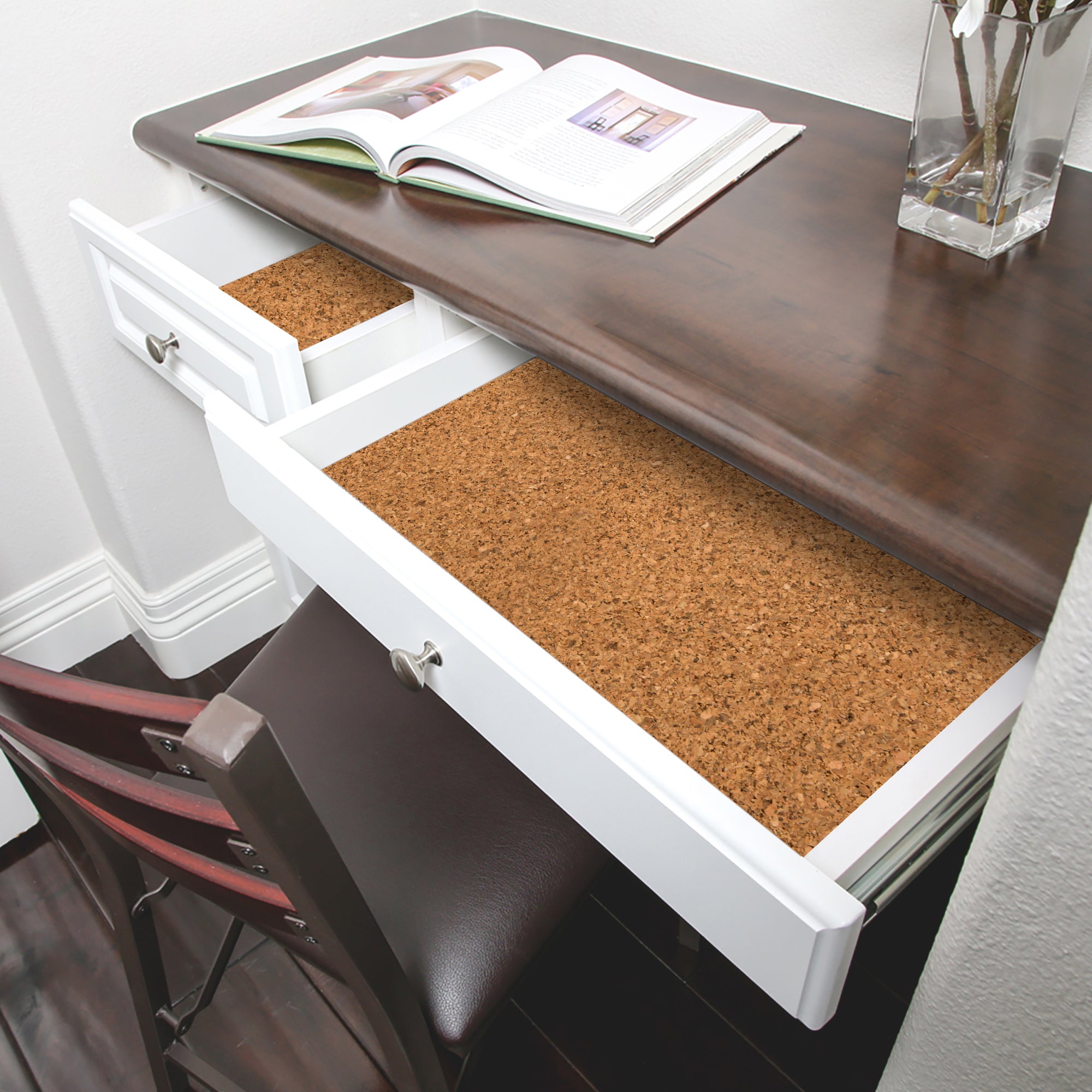 Cork Shelf Liner with Self-Adhesive Backing - CorkHouse