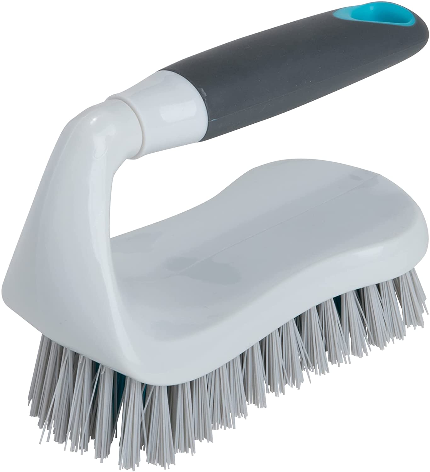 JobSmart Long Handle Synthetic Stiff Bristle Scrub Brush