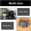 Bakeware and Lid Storage Rack with 4-Compartment Dividers - Smart Design® 7