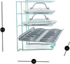 Bakeware and Lid Storage Rack with 4-Compartment Dividers - Smart Design® 28