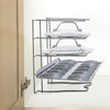 Bakeware and Lid Storage Rack with 4-Compartment Dividers - Smart Design® 16