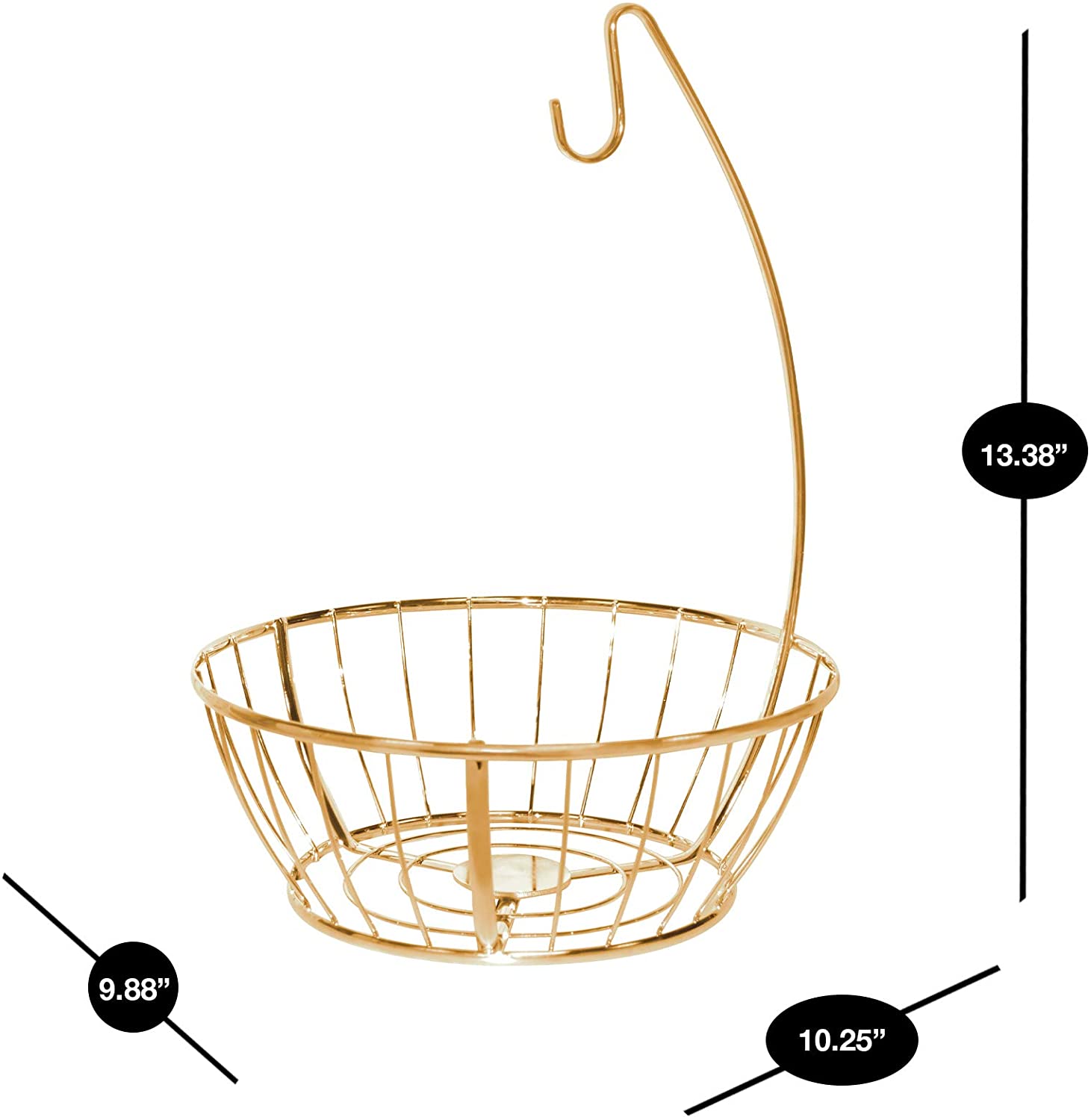 Banana and Fruit Basket Bowl Hanger Holder Stand - Smart Design® 5
