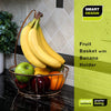 Banana and Fruit Basket Bowl Hanger Holder Stand - Smart Design® 9