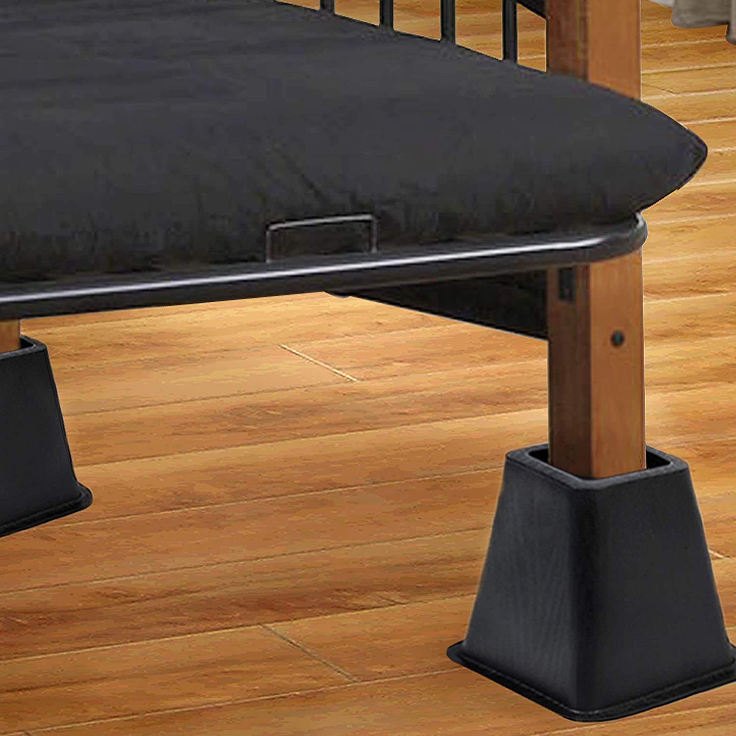 Bed Risers Set of 4 - Black - Smart Design® 3