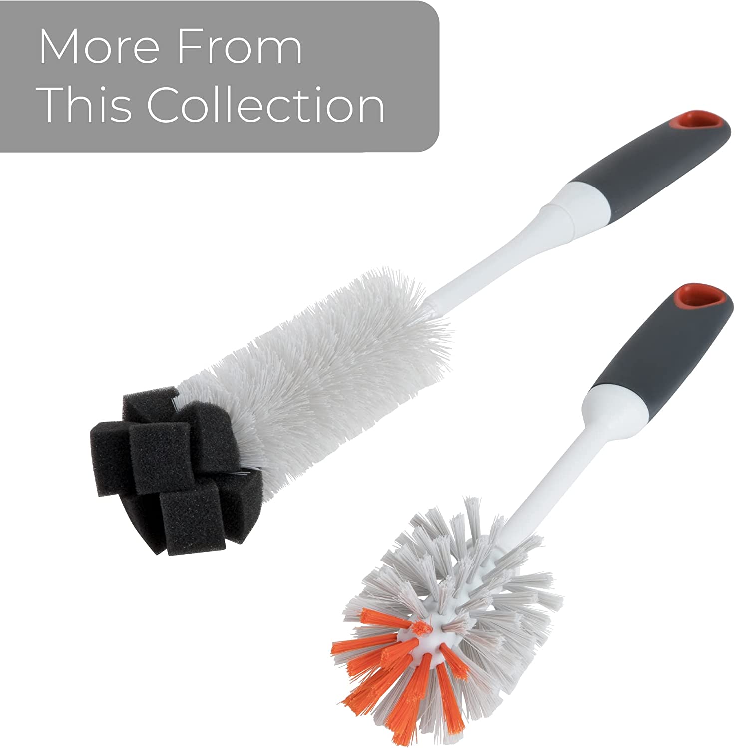 Bottle Brush with Sponge End 14 Inch Smart Design Cleaning