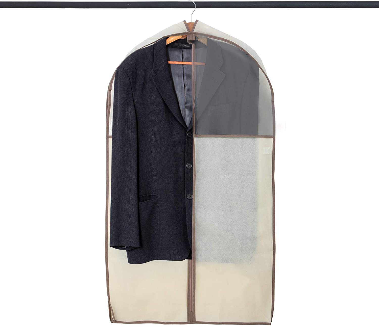 Canvas Gusseted Garment Bag Hanger - 24 x 42 Inch - Smart Design® 1