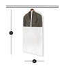 Canvas Gusseted Garment Bag Hanger - 24 x 42 Inch - Smart Design® 15