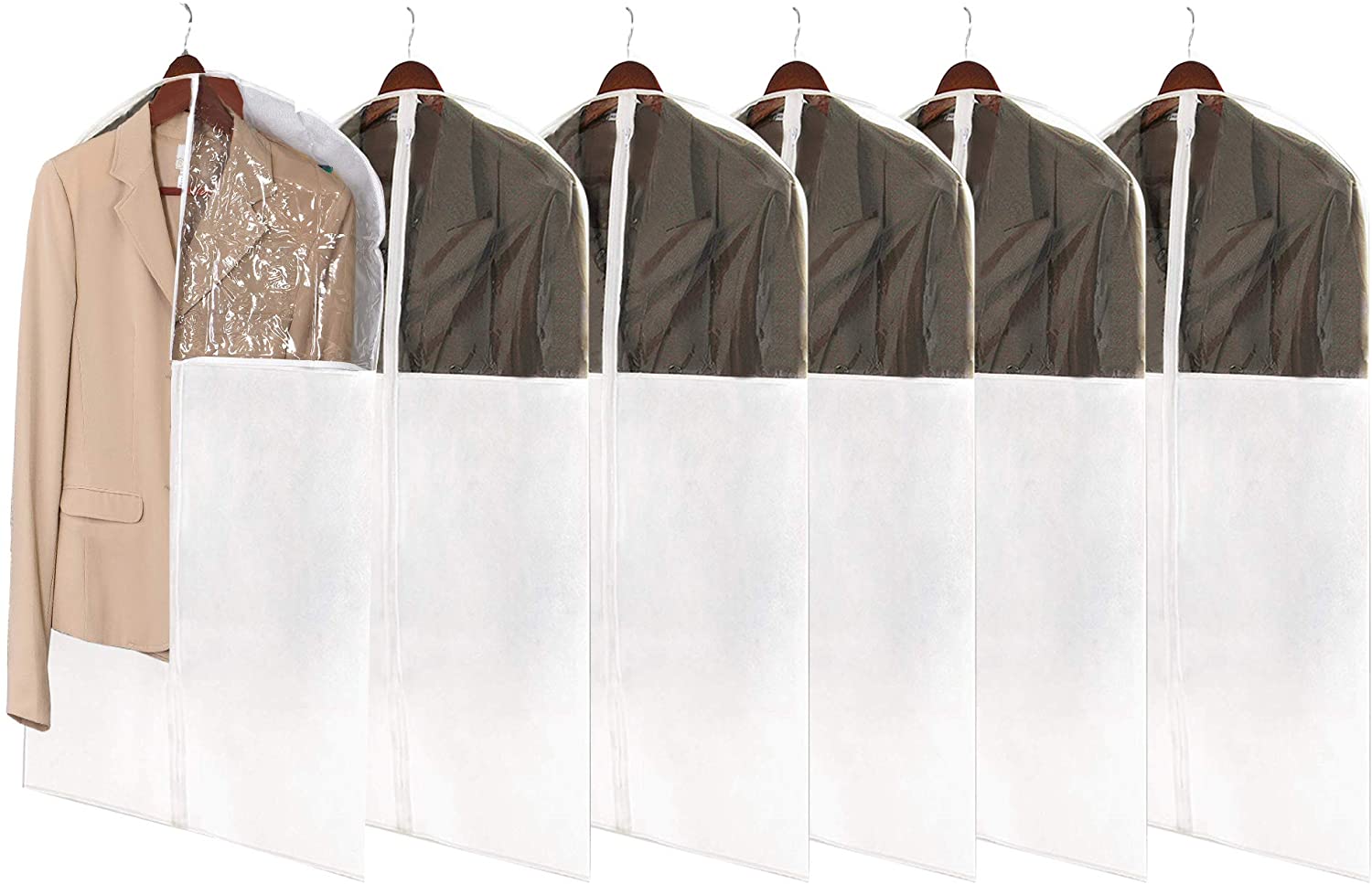 Canvas Gusseted Garment Bag Hanger - 24 x 42 Inch - Smart Design® 4