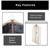 Canvas Gusseted Garment Bag Hanger - 24 x 42 Inch - Smart Design® 9