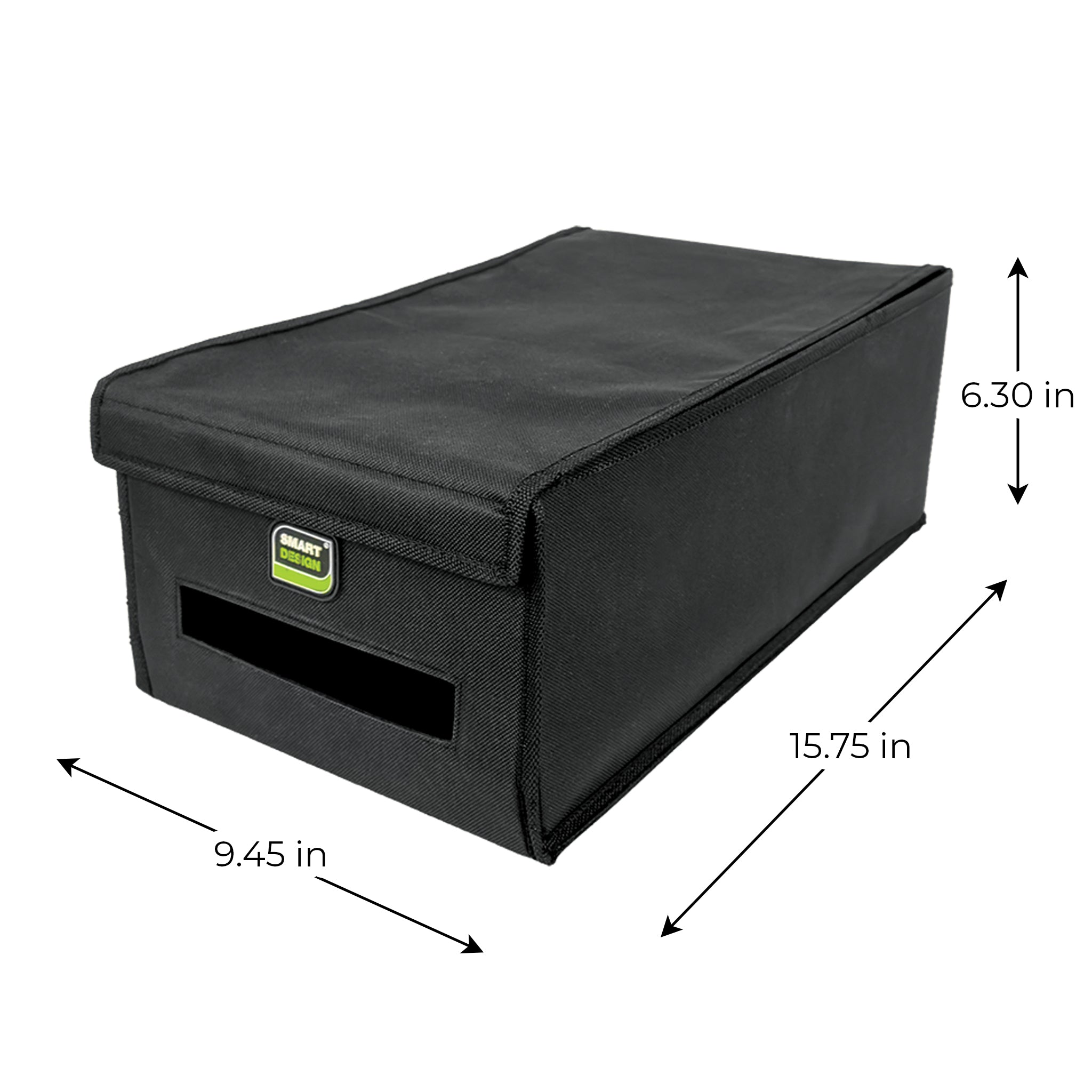 Smart Design 7000298 Console Organizer Box Black