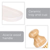 Ceramic Soap Pump & Brush Set - Smart Design® 4